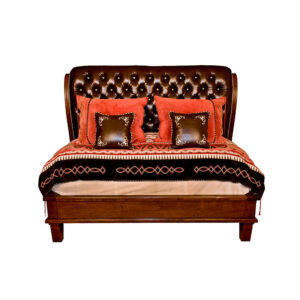 Cattle Baron Collection Tufted Sleigh Bed